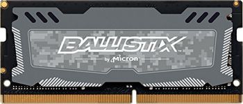 Crucial Ballistix Sport LT BLS8G4S26BFSD 2666 MHz, DDR4, DRAM, Laptop Gaming Memory, 8GB, CL16 (Grey)