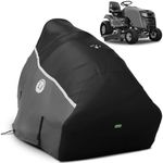 LI LIBZAKI 420D Riding Lawn Mower Cover, Waterproof Tractor Cover Heavy Duty Fits Decks up to 54",Universal fit for John Deere, EGO, Toro, Craftsman and More -72" L x 54" W x 46" H-Gray