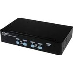 StarTech.com 4 Port Rack Mountable USB KVM Switch with Audio & USB Hub - KVM/Audio/USB Switch - 4 x KVM/Audio/USB - 1 Local User - Desktop - SV431USBAE