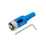 Teronbeta Diamond Hole Saw with Pilot Center Drill Bit, Vacuum Brazed Diamond Core Hole Cutter for Tile, Porcelain, Glass, Ceramic, Marble (20mm)
