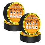 Jecatiy Joist Tape 2" x 50', 4 Rolls Butyl Joist Tape for decking 2 inch, Deck Joist Tape for Top of Joists, Rim Joists, Under Joists and Beams