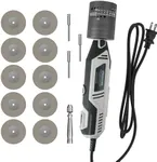 SONNLER Tungsten Sharpener Grinder For Tig Welding, 6 Sizes 8 Angles Tungsten Electrode Grinder Head, TIG Welding accessories With Cut-Off Slot, Multi-Angle Offsets,10 Diamond Wheels, 3 CNC Mandrels