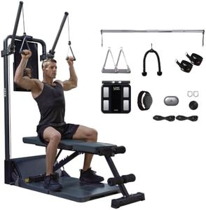AEKE S1 Pro Smart Home Gym Equipment, AI Fitness Trainer with 220 lbs Digital Resistance, Full Body Strength Training Machine, Cable Workout System with Smart Tracking for Home Fitness