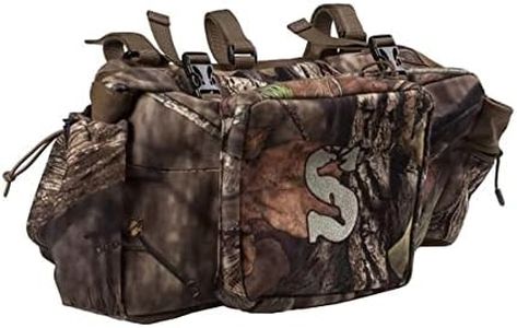 Summit Treestands Deluxe Front Storage Bag | Tree Stand Accessory | Works with Climbing or Ladder Stands, Multi-Color, Medium