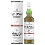 Laphroaig 10 Years Old Sherry Oak Finish | Single Malt Peated Scotch Whisky | Islay | Maple Syrup and Dark Chocolate | Bourbon and Oloroso Sherry Oak Cask Matured | 48 Percent ABV | 70 cl