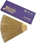 Natural Choice Incense Lavender Incense Sticks 100 Grams, Low Smoke Traditional Incense Sticks Made from Scratch, Never Dipped