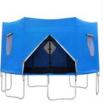 Trampoline Tent 6 FT/8 FT/10 FT/12 FT, Tent for Trampoline, Trampoline Tent Cover, Trampoline Sunshade, Sun Protection Round Trampoline Shade Top Cover, Protect from Wind and Sun (10FT)