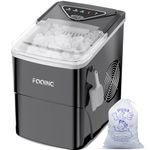 Ice Maker Machine Countertop Ice Machine, Self-Cleaning Ice Maker, 9 Cubes Ready in 6 Mins, 26lbs in 24Hrs Portable Ice Cube Maker Machine for Home/Kitchen/Office/Bar