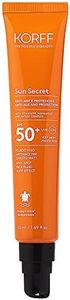 Korff Korff Sun Secret Fluido Viso Antimacchie SPF50, Crema Fluida Effetto Matt Texture Morbida, Protezione Alta UVB e UVA, Biodegradabile, 50ml - 130 g