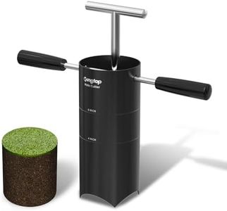 KINGTOP Portable Golf Hole Cutter – Detachable Handle, USGA Standard 4Inch & 6Inch Hole Digger – Backyard, Garden, Outdoor Golf Putting Green Practice