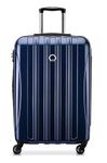 Delsey Helium Aero 25-Inch Expandable Spinner Trolley, Blue, One Size