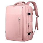 Red Lemon Bange Fissure Laptop Backpack for men and women | Multi-Compartment Water Resistant Business Travel Laptop Backpack (15.6”) (Pink)