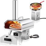 Q-Stoves 2-in-1 Outdoor Pizza Oven,