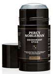 Percy Nobleman Natural Deodorant Stick for Men - Aluminium & Alcohol Free, Vegan, Signature Scent, with Aloe Vera & Witch Hazel, Non-Toxic, Paraben-Free, Long-Lasting Freshness - 75ml