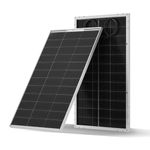 ECO-WORTHY 12V 100W N-Type Bifacial Solar Panel, 16BB Solar Panel of High Efficiency Monocrystalline Silicon for RV, Trailer, Camping, Off-grid, Farm