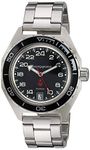 Vostok Komandirskie Automatic Self-Winding Mens Russian Military Wristwatch WR 200m # 650541, 650541: steel 650, Casual