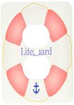 3dRose LSP_112970_6 Lifeguard Lifesaver Swimming Pool Life Saver Preserver Sea Beach Life Guard Red and White Float 2 Plug Outlet Cover