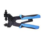 NUZAMAS Cable Crimper Coax Compression Crimping Tool for F/BNC / Cinch Connectors RG59 RG6 with Stick-Clamping Technique Waterproof Quikc Release