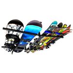 StoreYourBoard Adjustable Ski and Snowboard Ceiling Rack, Overhead Storage Mount, Double Sided