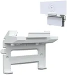 Tesha 2 in 1 Starlink Gen 3 Router & Power Supply Mount, White ABS Wall Mount with Cable Organizer for Starlink Mesh Node Kit, Starlink Brackets Holder for Rv, Living Room, Office
