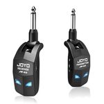 JOYO Guitar Wireless System 2.4GHz 4 Channels Rechargeable Audio Wireless Bass Guitar Transmitter Receiver for Electric Instruments (JW-03)
