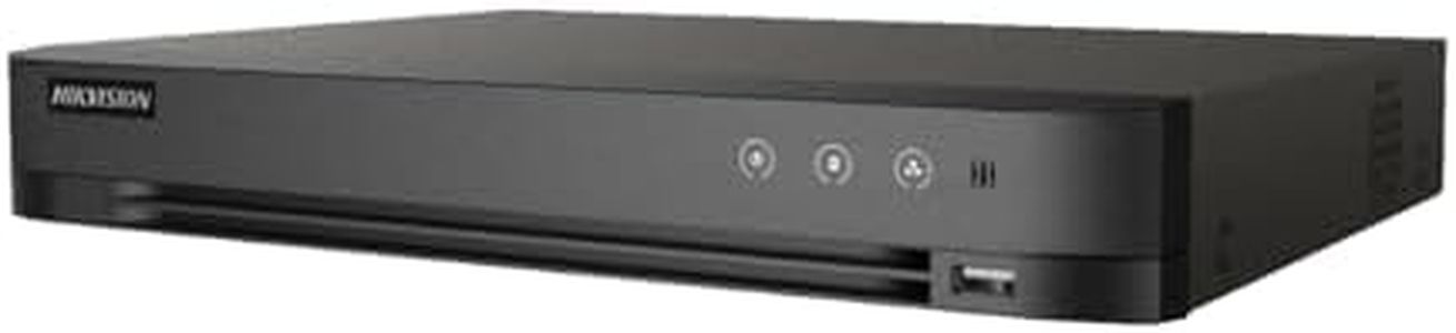Hikvision DVR 4 Megapixel / 8 Channel TURBOHD + 4 IP Channels / Face Detection / 1 Hard Drive Bay / 8 Channel Audio / 4K Video Output