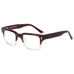 Peter Jones Acetate Unisex Large Broad Style Premium Spectacle Frame with Spring Hinges (U001BR)