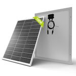 Newpowa 100W Watt Solar Panel 12V Volt Monocrystalline High Efficiency Module for RV Marine Boat Trailer Off Grid System