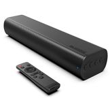 Sound Bar for TV 16-inch, Cinematic TV Bluetooth Sound Bar with Impactful Bass with Remote Control, Wall Mountable Sound Bar Work with Traditional or Smart TV, Computer