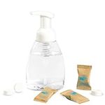 Swedish Home Foaming Hand Soap Kit (1 bottle, 4 tablets) - White Aloe, 8 Ounce
