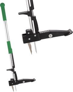 AMOS Mechanical Weed Puller – Stainless Steel 4-Claw Stand-Up Root Remover