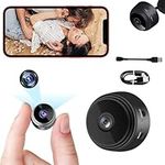 Mini Wireless Camera for Home, Security Nanny Surveillance Camera WIFI Tiny Portable Cam Monitor HD 1080P Indoor and Outdoor with Night Vision Motion Detection