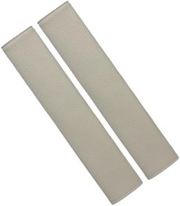 GELVTIC Car Seat Belt Covers for Adults Soft Leather Automotive Safe Belt Pad Neck Shoulder Strap Cushion Protector Comfortable Driving Car Interior Auto Accessories Backpack Belt Cover