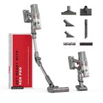 NUUK REN PRO Stick Cordless Vacuum Cleaner | 2X More Suction, 34kPa | Adaptive Suction Tech, Upto 60min Runtime | 180˚ Bending Flexistick™ | 8 Attachments for Home Use | Multi-Cyclone HEPA Filtration