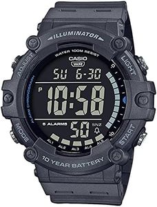 Casio Unisexes-Adultes Numérique Quartz Montre avec Bracelet en Plastique AE-1500WH-8BVEF