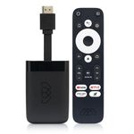 Homatics Dongle R 4K Media Streaming Client Android TV Media Player Stick with Remote Control Flash eMMC 8GB Chromecast Supports AV1