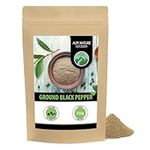 Black pepper ground (250g, 8.8oz), black pepper ground 100% natural, without additives, vegan, black peppercorns