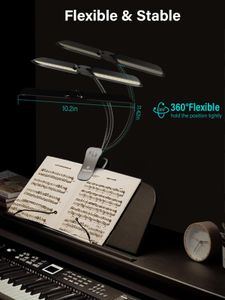 Vekkia 64 LED Music Stand Light – Adjustable Clip-On Lamp