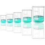 ONiLAB Glass Measuring Beaker Set 5