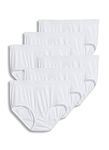 Jockey Women's Underwear Elance Breathe Brief - 6 Pack, White, 7