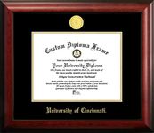 Campus Images "University of Cincinnati Gold Embossed Diploma Frame, 8.5" x 11"