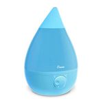 Crane Drop Ultrasonic Cool Mist Humidifier Aqua Recommended non-medicated alternative to over the counter cough and cold medicine