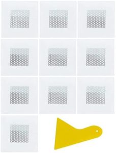 10 PCS Drywall Repair with 1 Scraper Kit, 10 CM Self-Adhesive Fiberglass Mesh Wall Repair Patch, 4 Inch Aluminum Wall Repair Patch Self Adhesive, Hole Repair Patch Kit for Damaged Drywall Ceiling