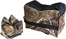 Savage Island Rifle Air Gun Bench Rest Bag Hunting Target Shooting Swamper Camo (Front & Rear)