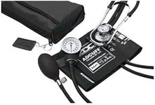 ADC 768-641-11ABK Pro's Combo II SR Adult Pocket Aneroid/Scope Kit with Prosphyg 768 Blood Pressure Sphygmomanometer, Black