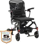 LIVING WELL STORES Pride Jazzy Carbon Featherweight Power Chair, Black, with 5-Year Extended Warr