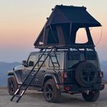 ARCTWONDER Roof Top Tent Hardshell for Camping with Winter Thermal Layer, Aluminum pop up 2-3 Person Rooftop Tent Hard Shell Suitable for Jeep Van,Truck SUV Car.