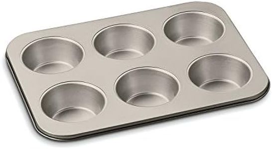Cuisinart AMB-6JMPBZ Chef's Classic Non-Stick 6 Cup Jumbo Muffin Pan, 14", Bronze