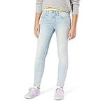 Signature by Levi Strauss & Co. Gold Label Girls' Super Skinny Jeans, One Wish Destructed, 12