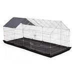 Cozy Pet Rabbit Run Playpen Rectangular with Floor 180cm Long FREE Sun Shade Guinea Pig Pen Dog Puppy Cage Ferret Play Pen RR10 + Floor (We dont ship to Channel Isls)